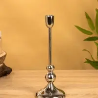 Подсвечник "Сицилия" 10х10х27 см, алюминий