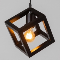 Светильник BayerLux ЭКО "Куб" 1х40Вт Е27 черный 27х27х100см