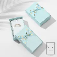 Коробочка подарочная под набор &laquo;Влюбленность&raquo;, 5&times;8 (размер полезной части 4,7&times;7,7 см), цвет голубой
