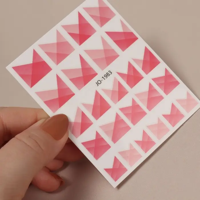 Наклейки для ногтей &laquo;Френч&raquo;, розовые