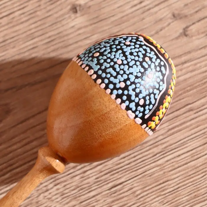 Сувенирный музыкальный инструмент "Маракас" 22,5х5х5 см МИКС цветов