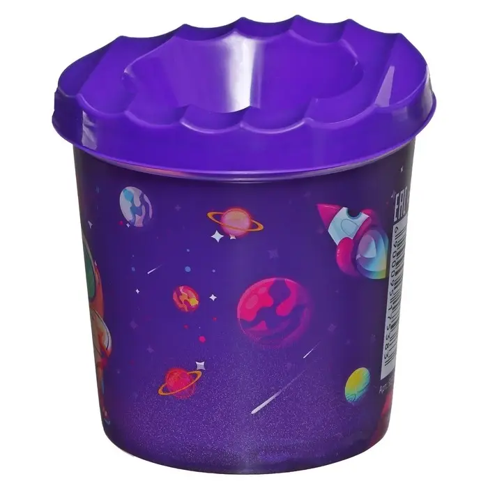 Стакан - непроливайка для рисования Calligrata, 210 мл с рисунком, МИКС