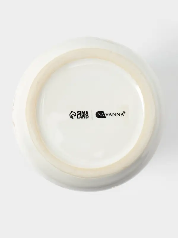 Дозатор для жидкого мыла SAVANNA Lightning, 350 мл, цвет белый