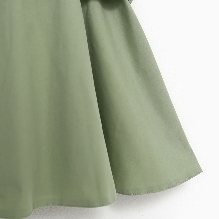 Платье детское двубортное KAFTAN, размер 30 (98-104 см), цвет оливковый Платье детское двубортное KAFTAN, размер 30 (98-104 см), цвет оливковый