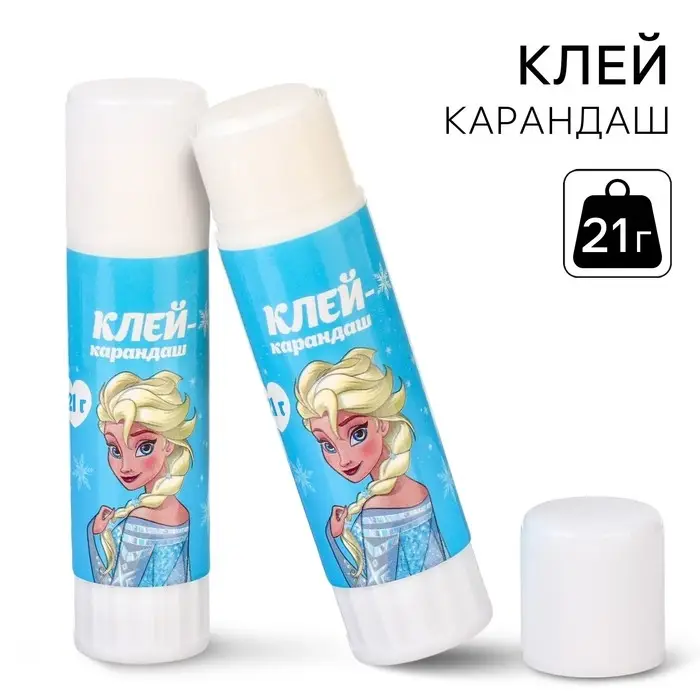 Клей-карандаш PVP 21 г, &laquo;Холодное сердце&raquo;