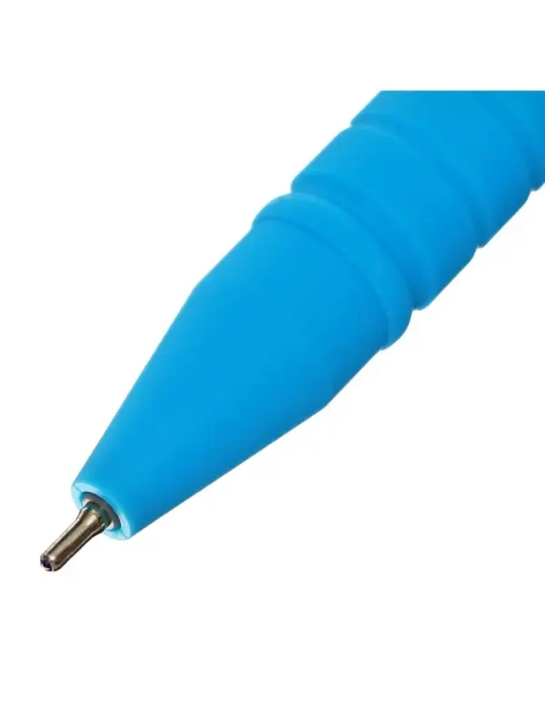 Ручка шариковая масляная 0.7 мм, корпус софттач с рисунком &laquo;Vinson&raquo; синяя