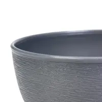 Горшок для цветов с поддоном 0,5 л d12,5см h0,7 см "Фиалочка" серый перламутр