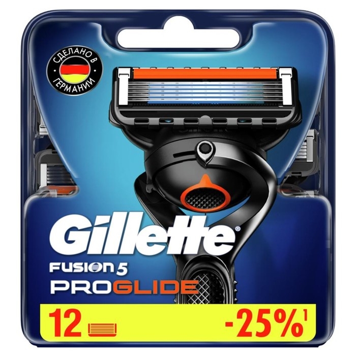 Сменные кассеты Gillette Fusion 5 Proglide, 12 шт.