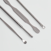 Набор маникюрный &laquo;Люси&raquo;, 10 предметов, кожзам-чехол, цвет коричневый