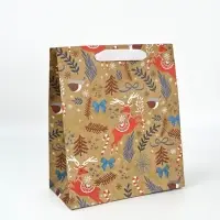 Набор пакетов крафтовых &laquo;Новогоднее поздравление&raquo;