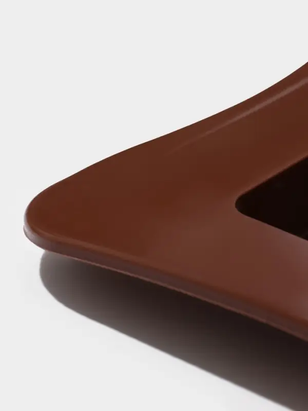 Форма для шоколада Доляна &laquo;Мини-шоколадки&raquo;, силикон, 22&times;11&times;1 см, 3 ячейки, коричневая