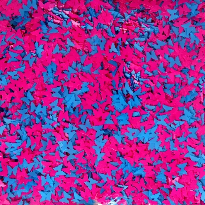 Декор для творчества, слайма и эпоксидной смолы &laquo;Наполнение для слаймов. Светящиеся бабочки&raquo;, 10 г