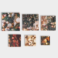 Набор подарочных коробок 6в1 &laquo;С Новым годом&raquo;, 10 х 10 х 6 - 20 х 20 х 11 см, Новый год