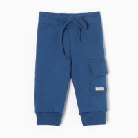 Штанишки с накладным карманом Крошка Я Blueberry  р. 74-80, синий