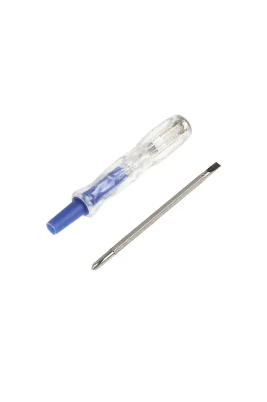 Отвертка индикаторная комбинированная ТУНДРА, пластиковая рукоятка, 155 мм