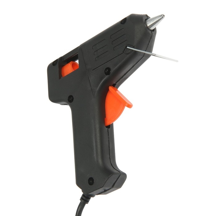 Клеевой пистолет ТУНДРА, 20 Вт, 220 В, 7 мм Клеевой пистолет ТУНДРА, 20 Вт, 220 В, 7 мм