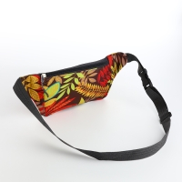 Поясная сумка на молнии, 2 наружных кармана, цвет разноцветный Поясная сумка на молнии, 2 наружных кармана, цвет разноцветный