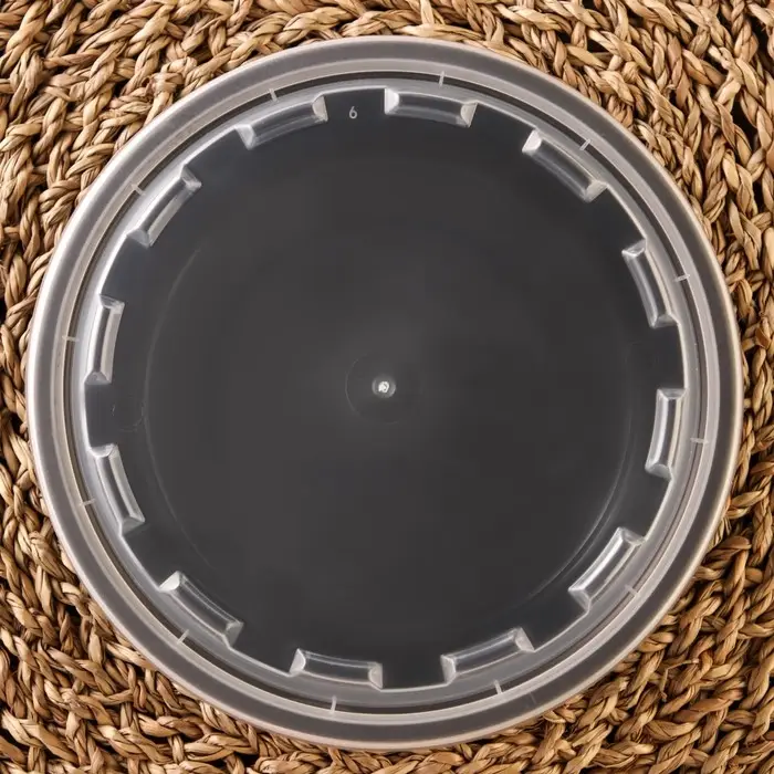 Контейнер пластиковый одноразовый с крышкой, 530 мл, круглый