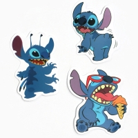 Фигурка-сюрприз «Космический друг Стич», коллекционная, 3 стикера в комплекте Фигурка-сюрприз «Космический друг Стич», коллекционная, 3 стикера в комплекте