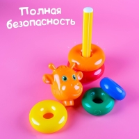 Пирамидка 5 колец «Жирафик» Пирамидка 5 колец «Жирафик»