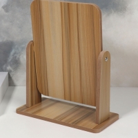 Зеркало настольное прям-к (1) б/увел ЭКО 15,7*20,5/20,5*25*10см дерево пупыр QF Зеркало настольное прям-к (1) б/увел ЭКО 15,7*20,5/20,5*25*10см дерево пупыр QF