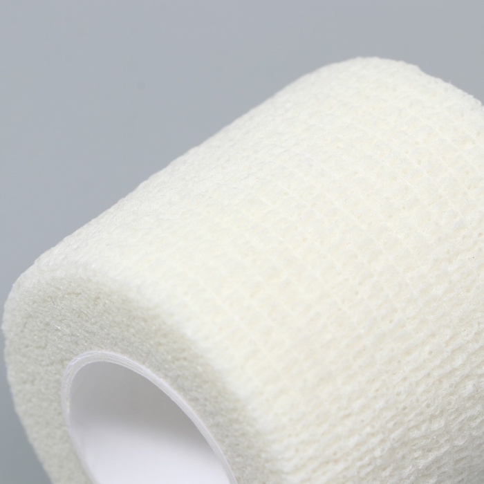 Бинт самофиксирующийся разрывной &laquo;Groomroom&raquo;&lrm;, 5 см х 4,5 м, белый