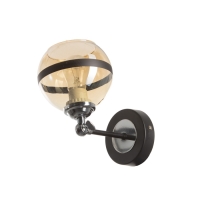 Бра "Ремес" 1хЕ27 40Вт черно-хромовый 24х13х18 см Бра "Ремес" 1хЕ27 40Вт черно-хромовый 24х13х18 см