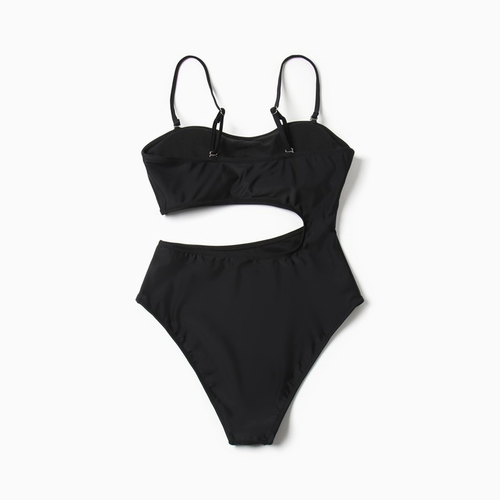 Купальник слитный женский MINAKU цвет чёрный, размер 42