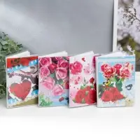 Фотоальбом на 36 фото 10&times;15 см &laquo;Цветочный мотив&raquo;, 15.5&times;12.5&times;1 см, МИКС