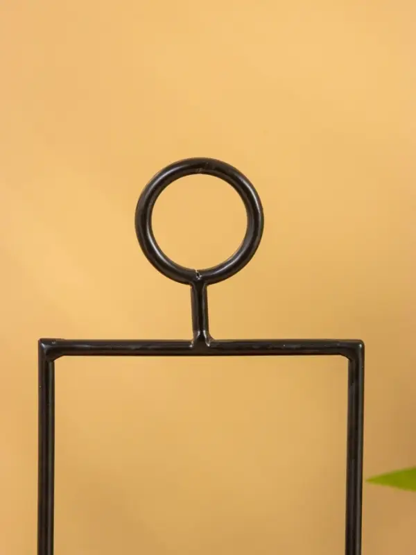 Подсвечник со стеклом "Гейт" алюминий 18х18х29 см