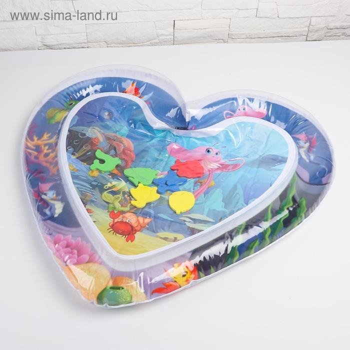 Акваковрик развивающий &laquo;Сердечко&raquo;