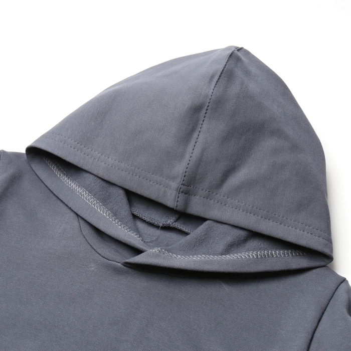 Комплект детский (толстовка,брюки) НАЧЁС, цвет тёмно-серый, рост 134 см