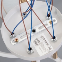 Люстра "Аделла" 5хЕ27 40Вт бело-золотой 65х65х26 см BayerLux Люстра "Аделла" 5хЕ27 40Вт бело-золотой 65х65х26 см BayerLux