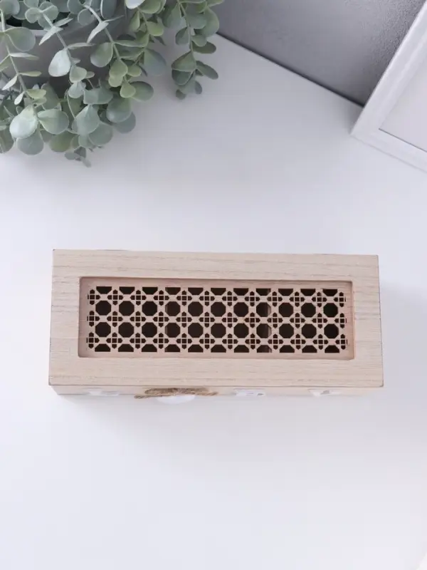 Шкатулка для украшений &laquo;Дом, там где сердце&raquo;, дерево, 3 деления, 9.7&times;24&times;7 см