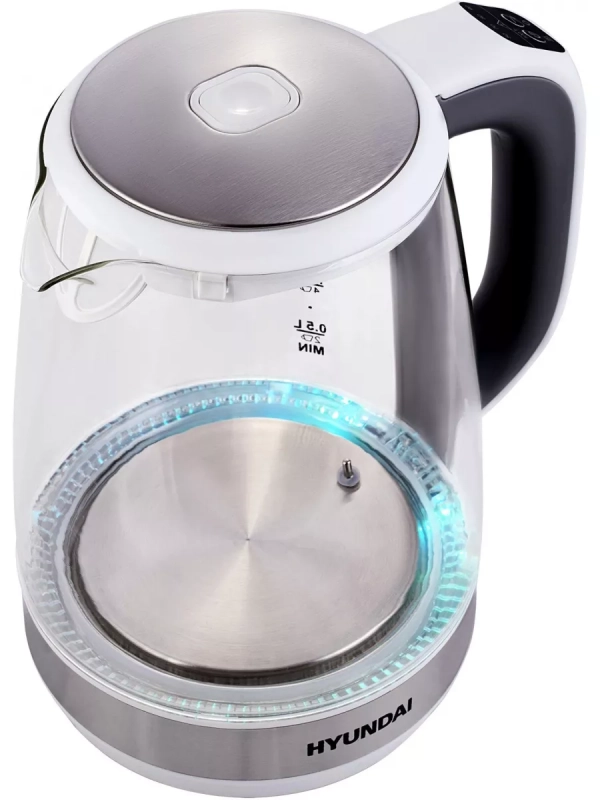 Чайник HYK-G8880 2л. 2200Вт серый серебристый