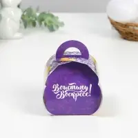 Коробочка подарочная для яйца &laquo;Весенние цветы&raquo; на пасху, 25 &times; 30 см.