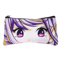 Пенал мягкий 1 отделение, 115х220, плоский, для девочки, сиреневый, Seventeen Пенал мягкий 1 отделение, 115х220, плоский, для девочки, сиреневый, Seventeen