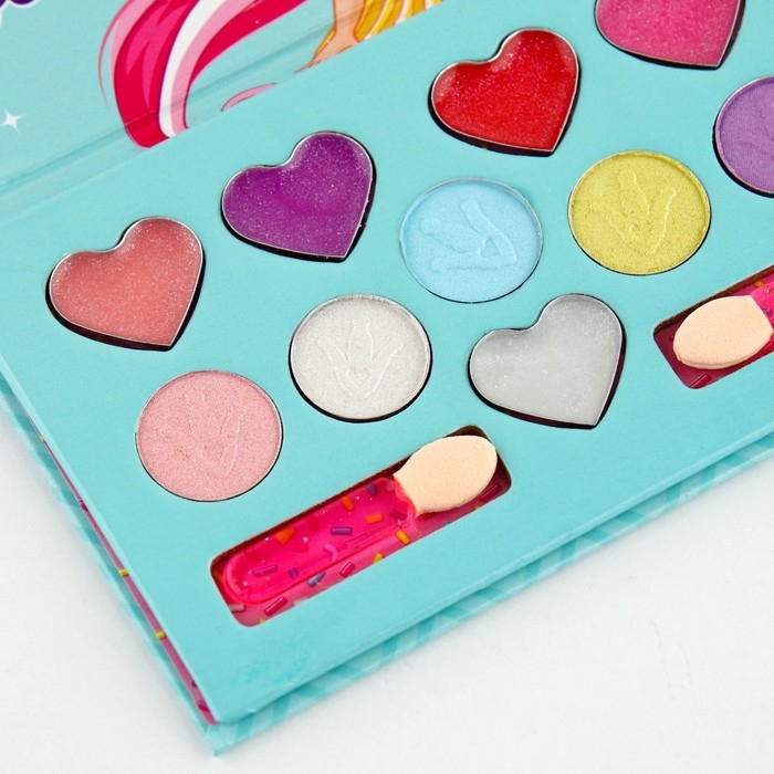 Набор косметики для девочки &laquo;Ты лучше всех&raquo;, тени 5 цв по 1,3 гр, блеск 5 цв по 0,8 гр