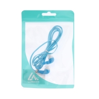 Наушники Luazon LN-2, вакуумные, плоский провод, МИКС