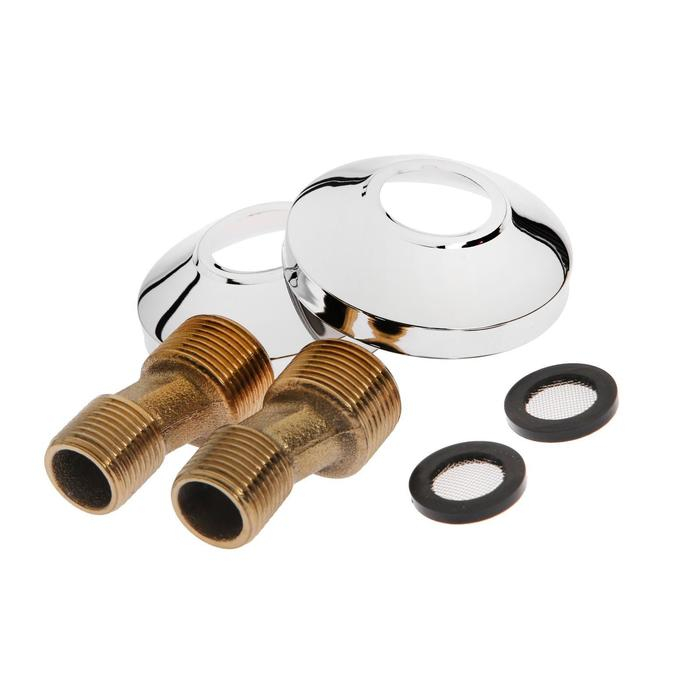 Cмеситель для ванны Accoona A87170, двухвентильный, с душевым набором, силумин, хром Cмеситель для ванны Accoona A87170, двухвентильный, с душевым набором, силумин, хром