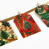 Гирлянда на ленте с предсказаниями &laquo;Новогодняя&raquo;, 150см.