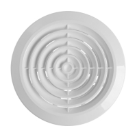 Вентилятор вытяжной "ВИЕНТО" 125ДФ, d=125 мм, 18 Вт, 140 м&sup3;/ч, 34 дБ, белый
