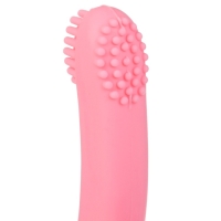 Прорезыватель - щеточка силиконовый &laquo;Лебедь&raquo;, на присоске, цвет розовый, Крошка Я