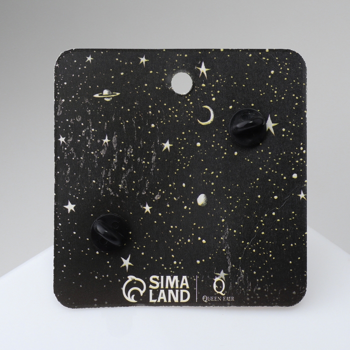 Набор значков (2 шт.) &laquo;Космонавты&raquo; супер-герои, цветной в золоте