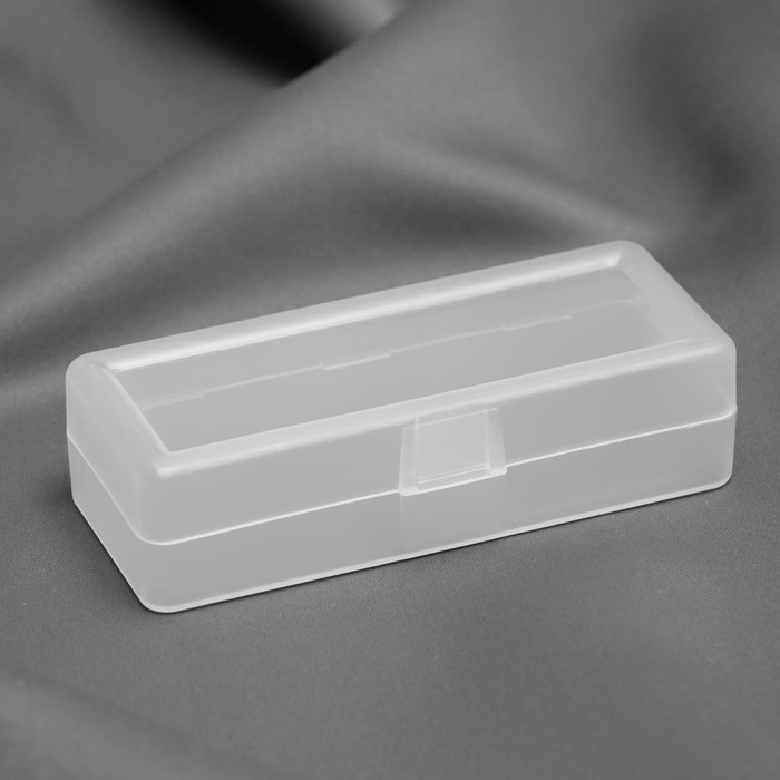 Контейнер для хранения мелочей, 12,5 &times; 5 &times; 3,3 см, цвет прозрачный