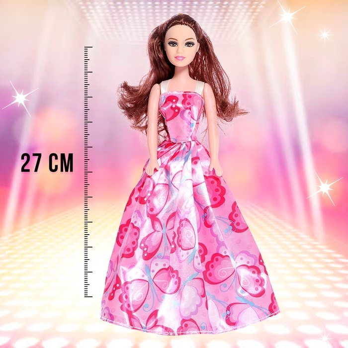 Кукла-модель &laquo;Рита&raquo; в платье, МИКС