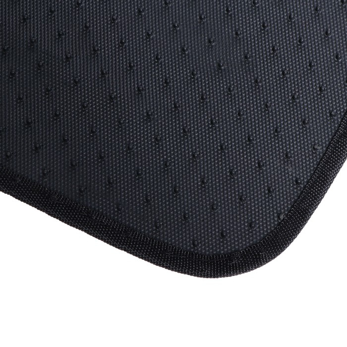 Коврики автомобильные TORSO, ворс, 62&times;42 см, 43&times;30 см, черный, набор 4 шт