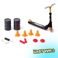 Набор пальчиковый самокат и аксессуары, МИКС