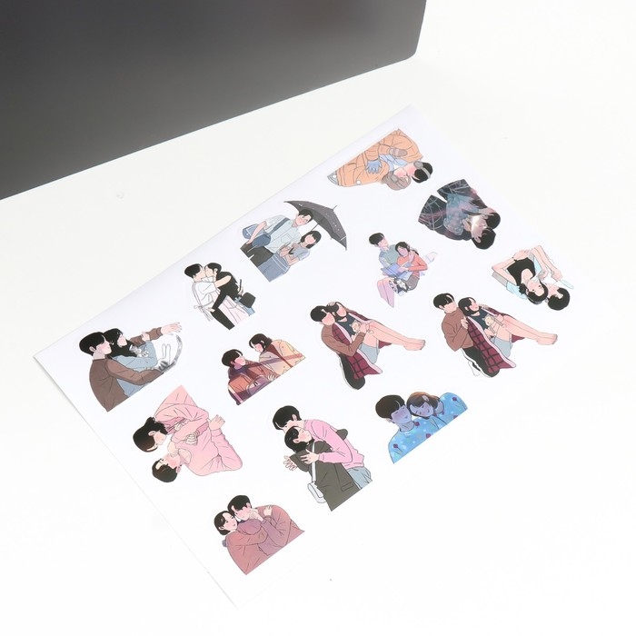 Фотоальбом на 180 фото 9х7 см "Стиль" с наклейками 10 листов МИКС