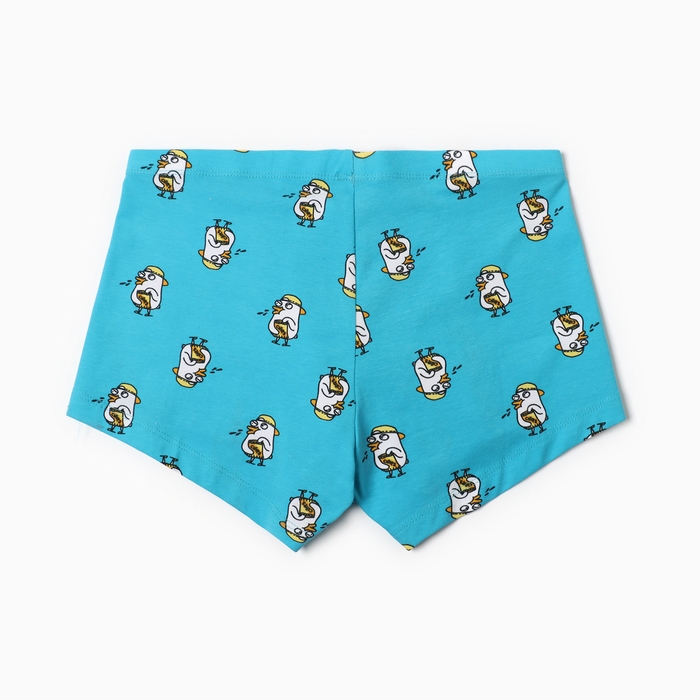 Трусы мужские боксеры «Гуси», цвет голубой, размер 48 (M) Трусы мужские боксеры «Гуси», цвет голубой, размер 48 (M)